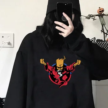 Thunderdome hoodies muž hip hop anime grunge muž hoddies y2k estetické Kórea