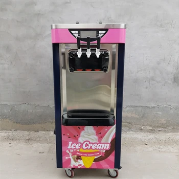 Tri Chuť Soft Ice Cream Stroj Mäkké Slúžiť Ice Cream Stroj Výrobnú Cenu