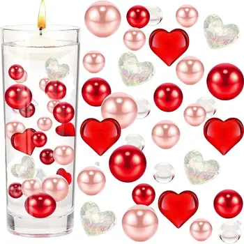 Valentine Váza Výplň Srdce Valentína DIY Plávajúce Váza Výplň Auta 6000 Vody Guľôčky Výročie Svadby Domova