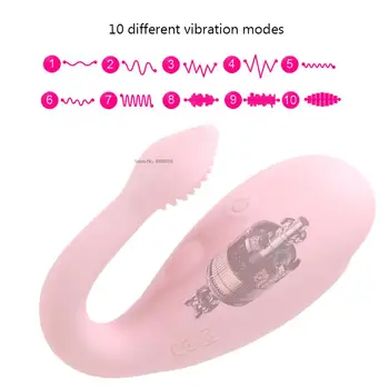 Veľryba Skok Vajcia Vibrátor 10 Rýchlosti Bezdrôtového Diaľkového Ovládania Silikónové Sexuálne Hračky pre Ženy, USB nabíjanie Stimuláciu Klitorisu