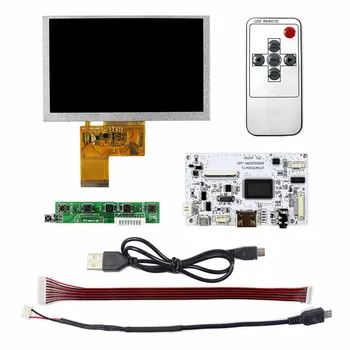 Vhodné Pre Raspberry Pi 5 palcový LCD 800X480 Displej s HD MI LCD Radič Rada