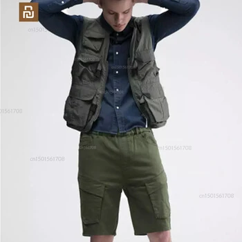 Xiao trakmi, krátke nohavice pánske päť-bod ležérne džínsy all-zápas bežné denim šortky youpin letné šortky