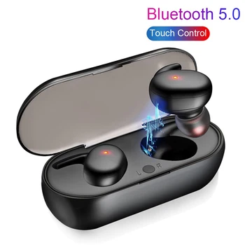 Y30 Bezdrôtová TWS 5.0 Slúchadlá do uší Potlačením Hluku Dotyk Headset 3D Stereo Zvuk Hudby Slúchadlá Pre Android IOS Mobilný Telefón