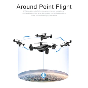 YL S30 1080P HD Wifi FPV RC Selfie Drone GPS určovanie Polohy Podľa Mňa nadmorská Výška Podržte Skladacia Quadcopter pre Začiatočníkov, Tréning Hračky