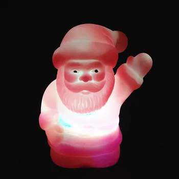 Žiariace Santa Claus tvar farebné malé nočné osvetlenie